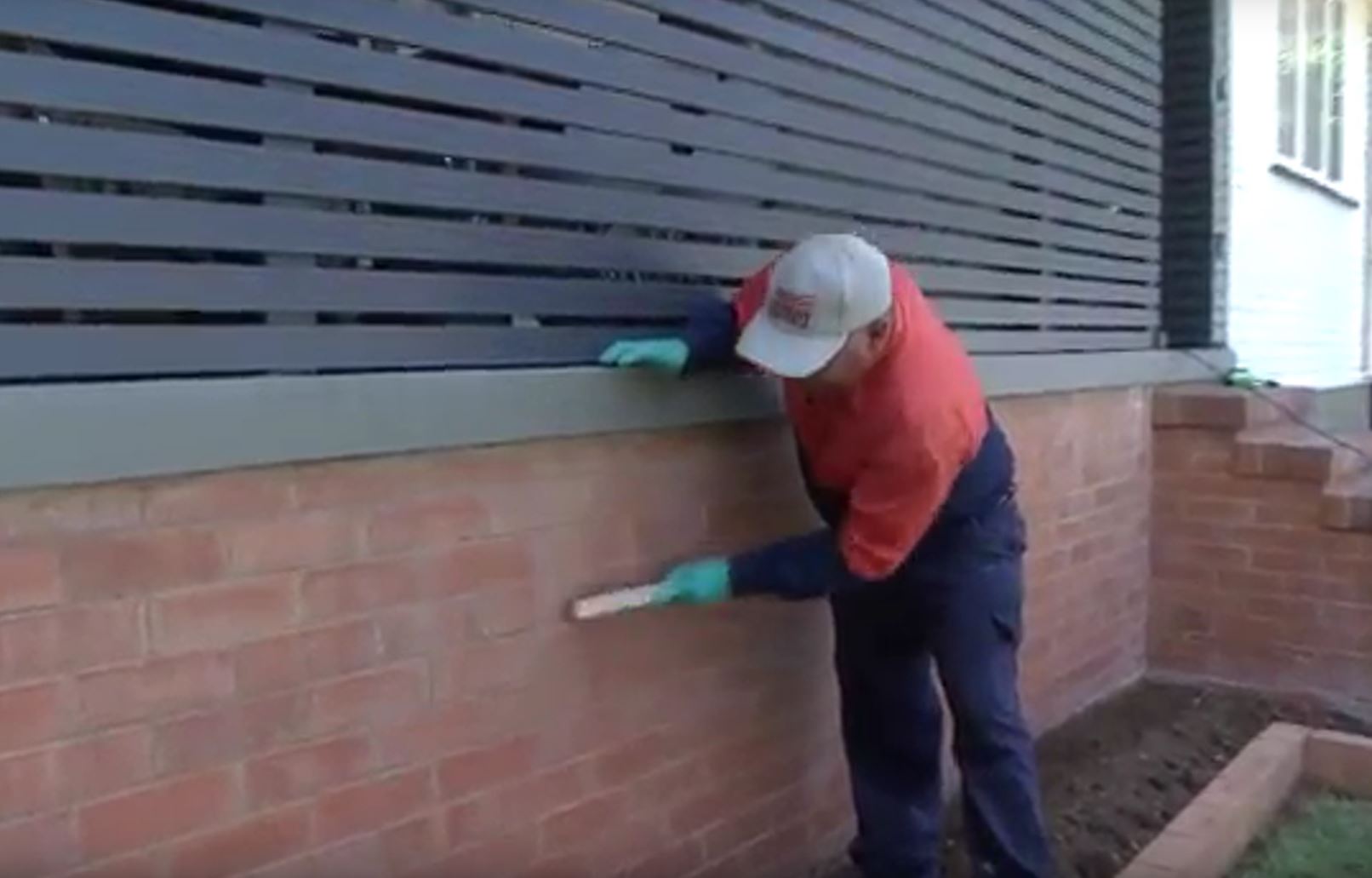 How to render a brick wall Cement Australia